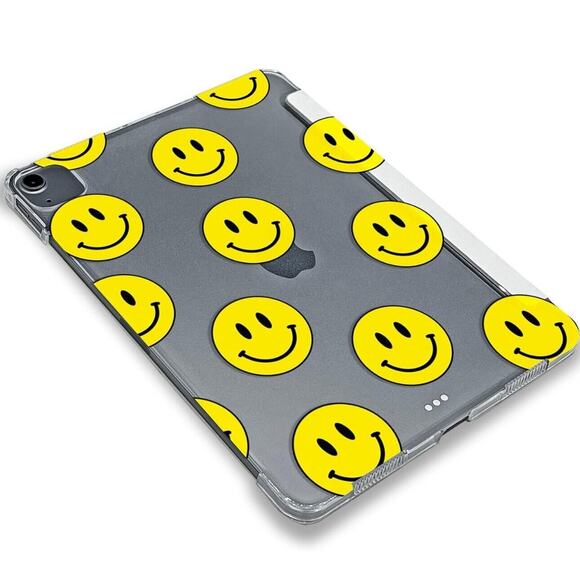 Cute Smiley Face Kawaii Smile case Compatible iPad Mini NEW artsy preppy 49-01 - Picture 3 of 4